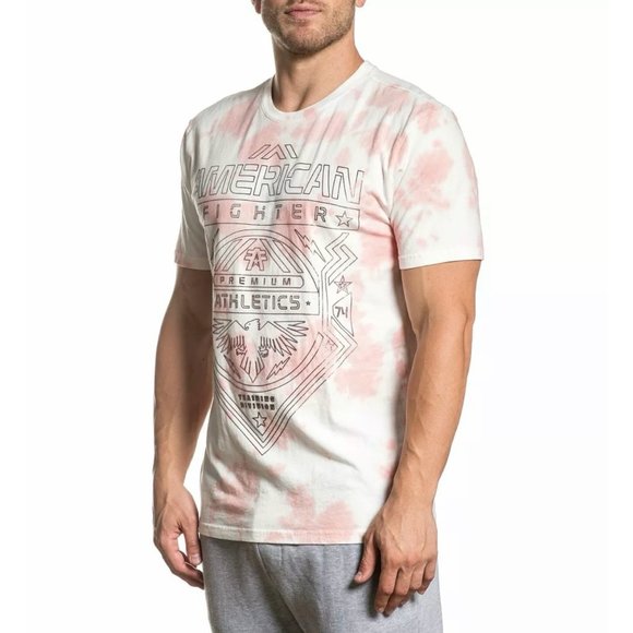 AMERICAN FIGHTER GALVESTON Men's T-Shirt S/S Biker - Picture 3 of 11